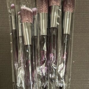 Ulta Beauty Makeup Brush Set - Purple and Silver